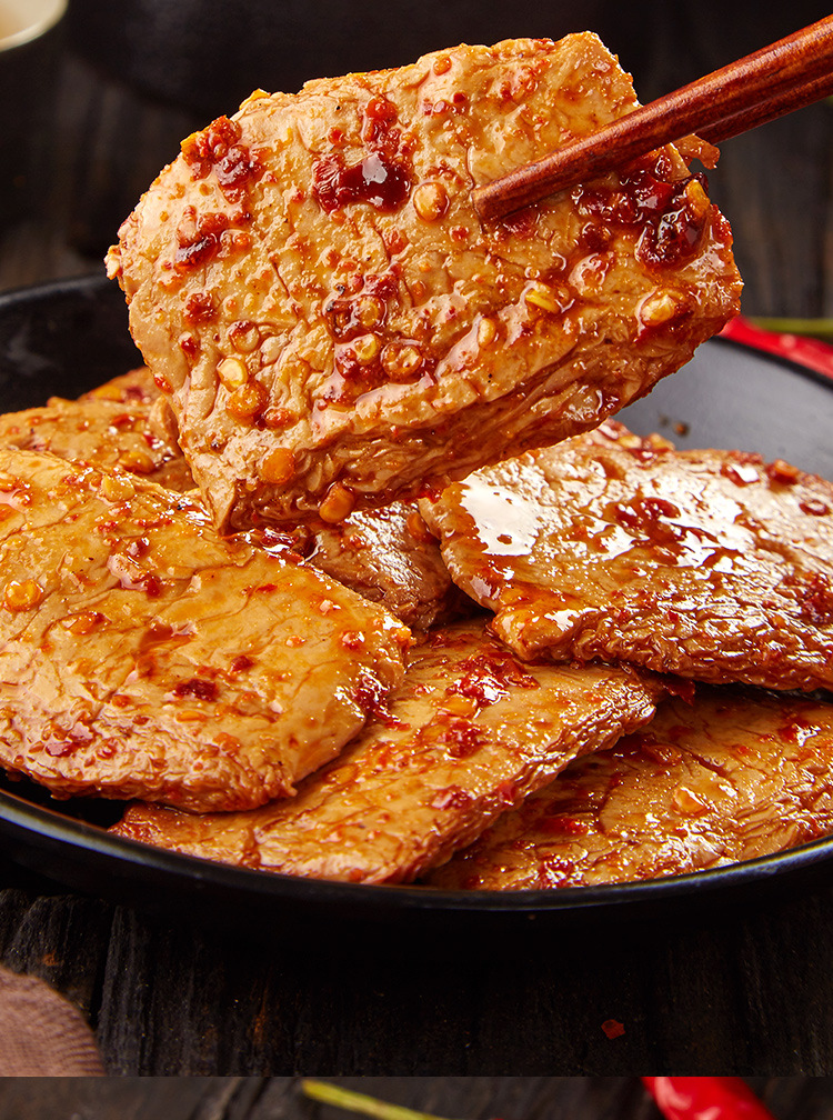 【牛肉】手撕素肉好吃素满减儿时辣条豆干牛排的详见包装详见包装