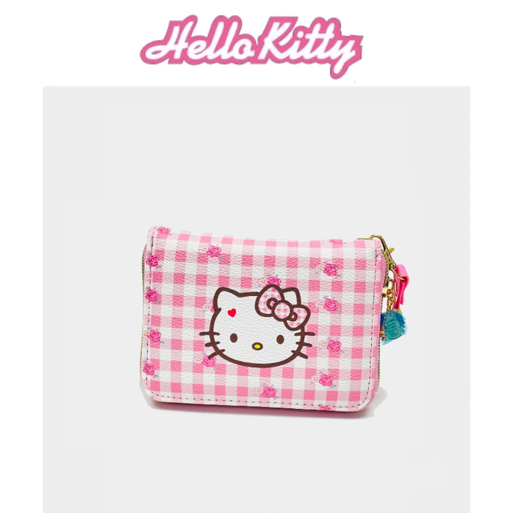 hellokitty小学生钱包短款可爱卡通拉链零钱包硬币包女活动小礼物