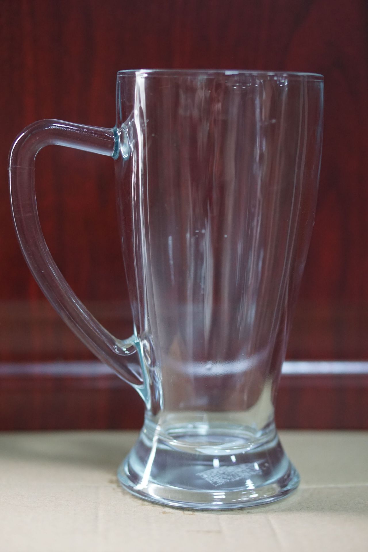 带把柄啤酒杯小麦杯ktv杯翠鸟非洲安哥拉啤酒南非高脚杯大容量