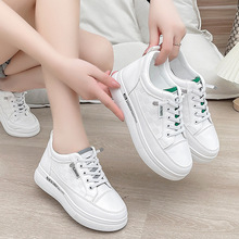 内高板鞋女小白鞋女2022春季新款韩版单鞋休闲运动休闲厚底学生