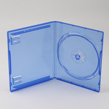 现货供应透明蓝色PS5游戏包装盒单碟PS4游戏储存盒
