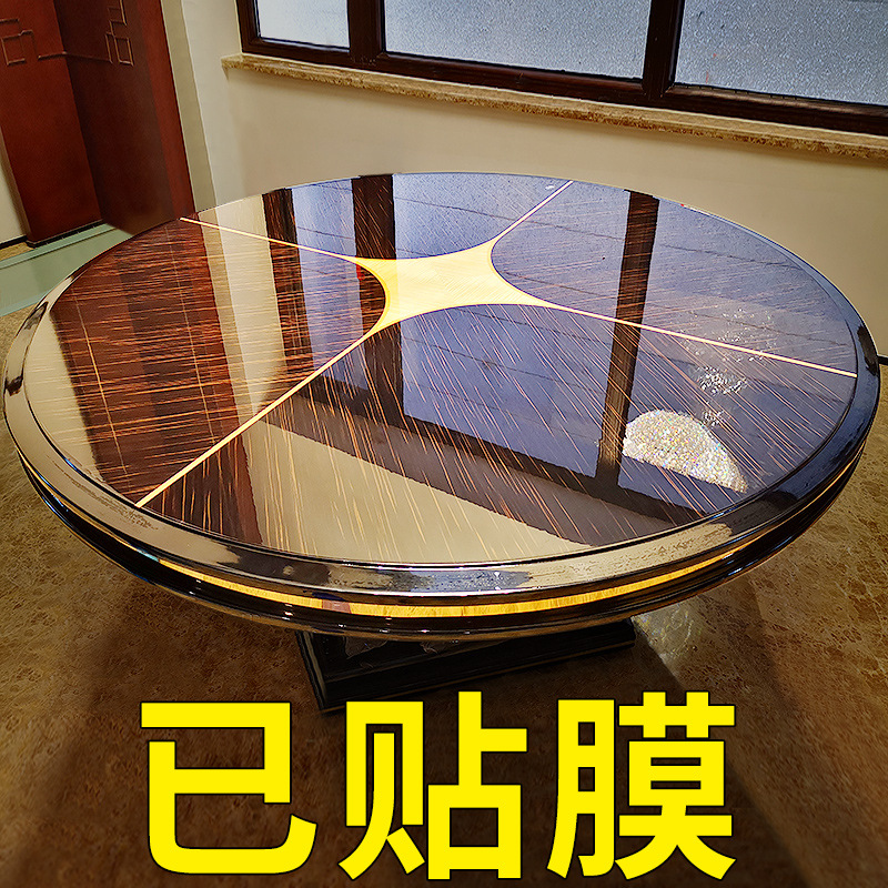 家具贴膜桌面餐桌子透明耐高温防烫自粘加厚哑光水晶膜保护膜