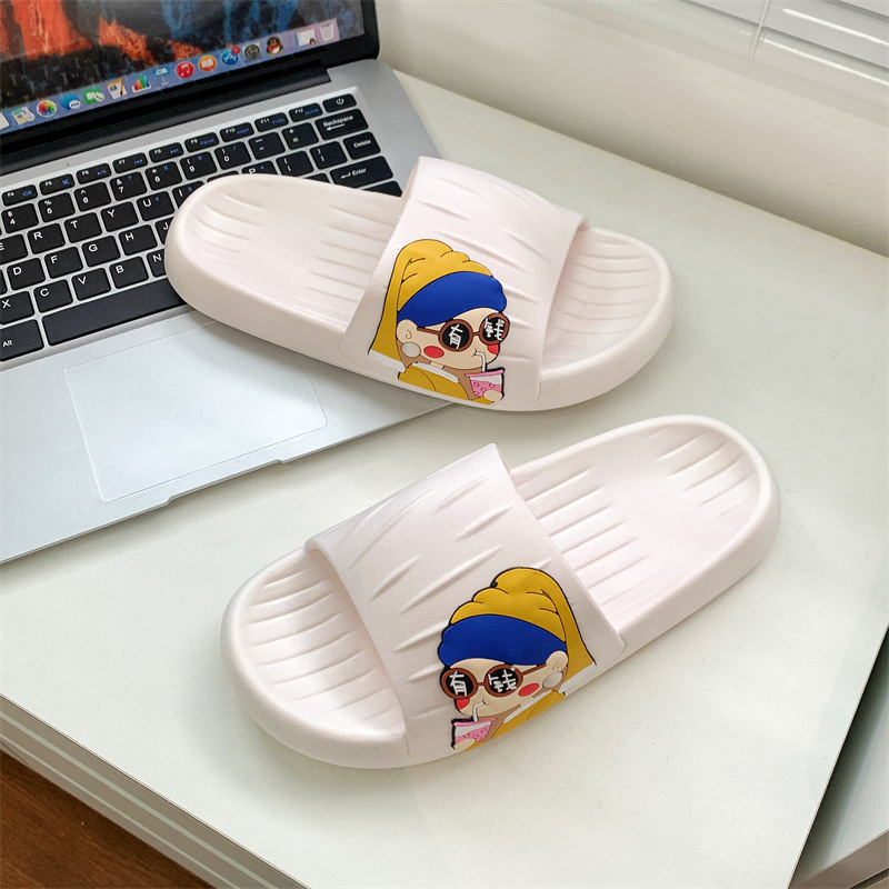 Women's Summer Outdoor Slippers Indoor Home Rich Woman Rich Soft Platform Women's Cute Slip-on Slippers