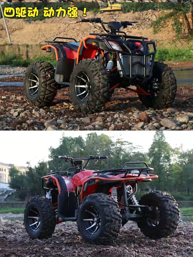 4驱大公牛款 4x4全时轴传动越野车 全地形沙滩车 atv250cc-350cc