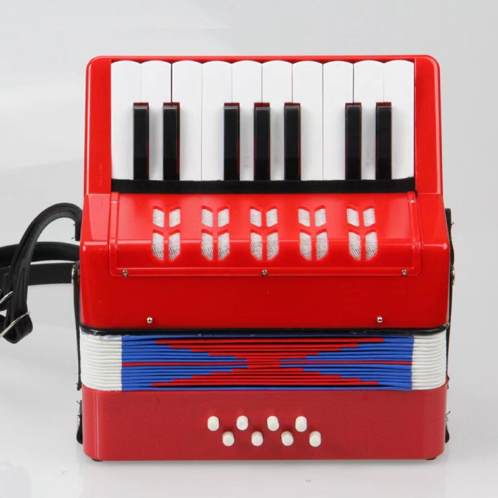 SOURCE Factory Direct Supply European and American 17 Key 8 Bass Children Accordion Keyboard Plastic Toy Musical Instrument Accordion