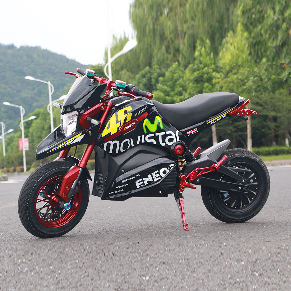 小猴子摩托车电摩m3m5电动车电瓶车高速男女士款酷车60/72v通用