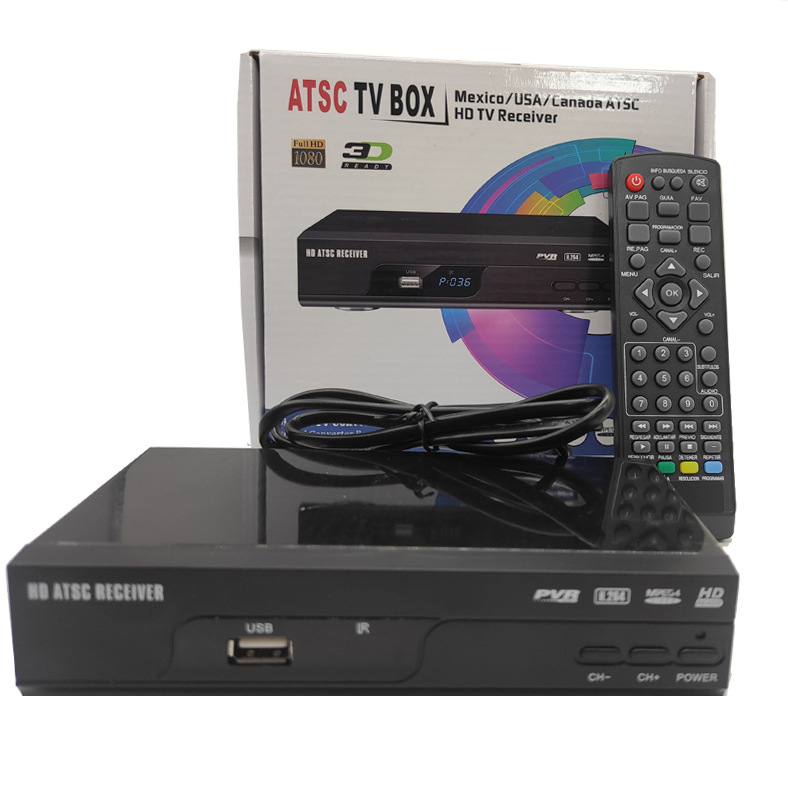 美国加拿大墨西哥ATSC高清电视盒子地面波DVB数字机顶盒receiver