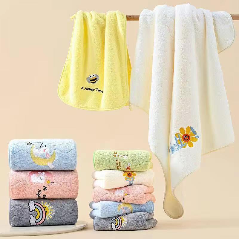 New Coral Fleece Creative Towels Suit Soft Absorbent Not Easy to Lint One Piece Dropshipping Factory Direct Sales