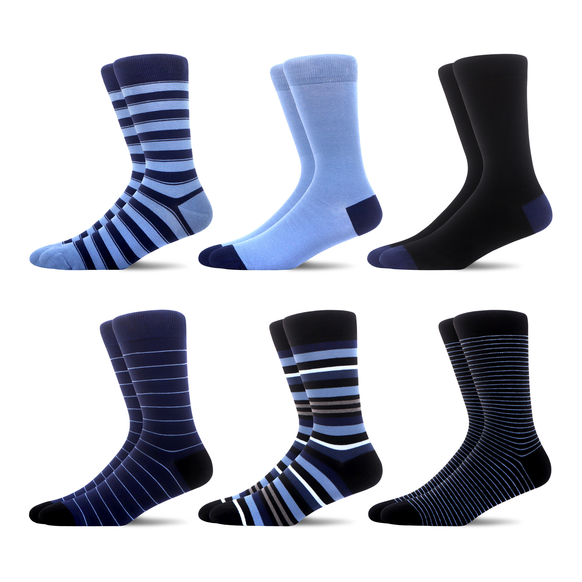 商务袜子男士中筒袜跨境亚马逊现货批发棉袜男中长款中筒商务袜男