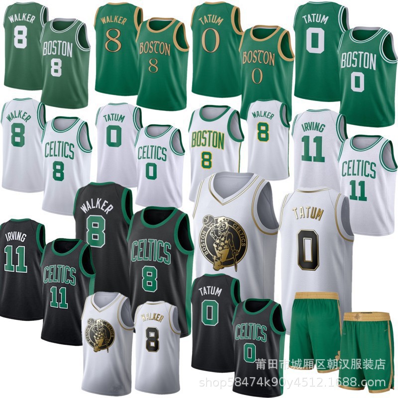 外贸批发 celtics 凯尔特人0号塔图姆 tatum 7号布朗 篮球衣-阿里巴巴