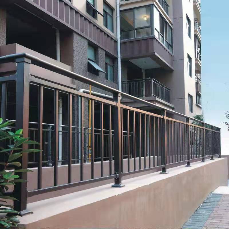 西安阳台护栏别墅铁艺锌钢铝合金阳台护栏小区阳台防护围栏锌钢