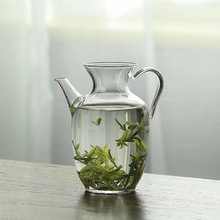 仿宋玻璃壶透明单壶泡绿茶专用茶具小茶壶执壶红茶泡茶器茶杯套装