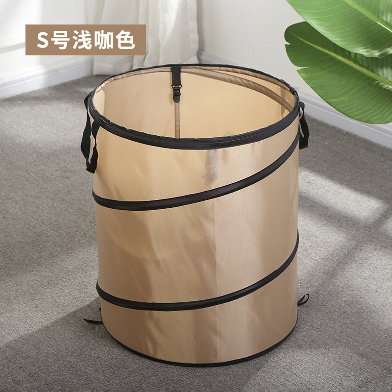 Camping Picnic Portable Outdoor Folding Trash Can Large Double-Layer Garbage Bag Gardening Supplies Leaves Rubbish Bin