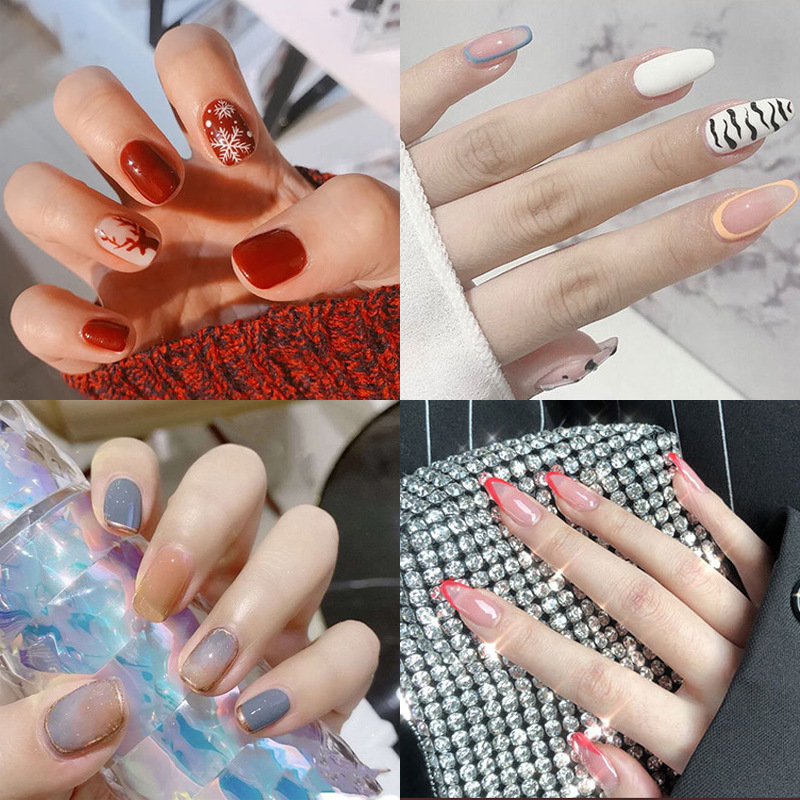 wear a fake nail patch finished product removable nail stickers nail tips nail patch nail art wholesale