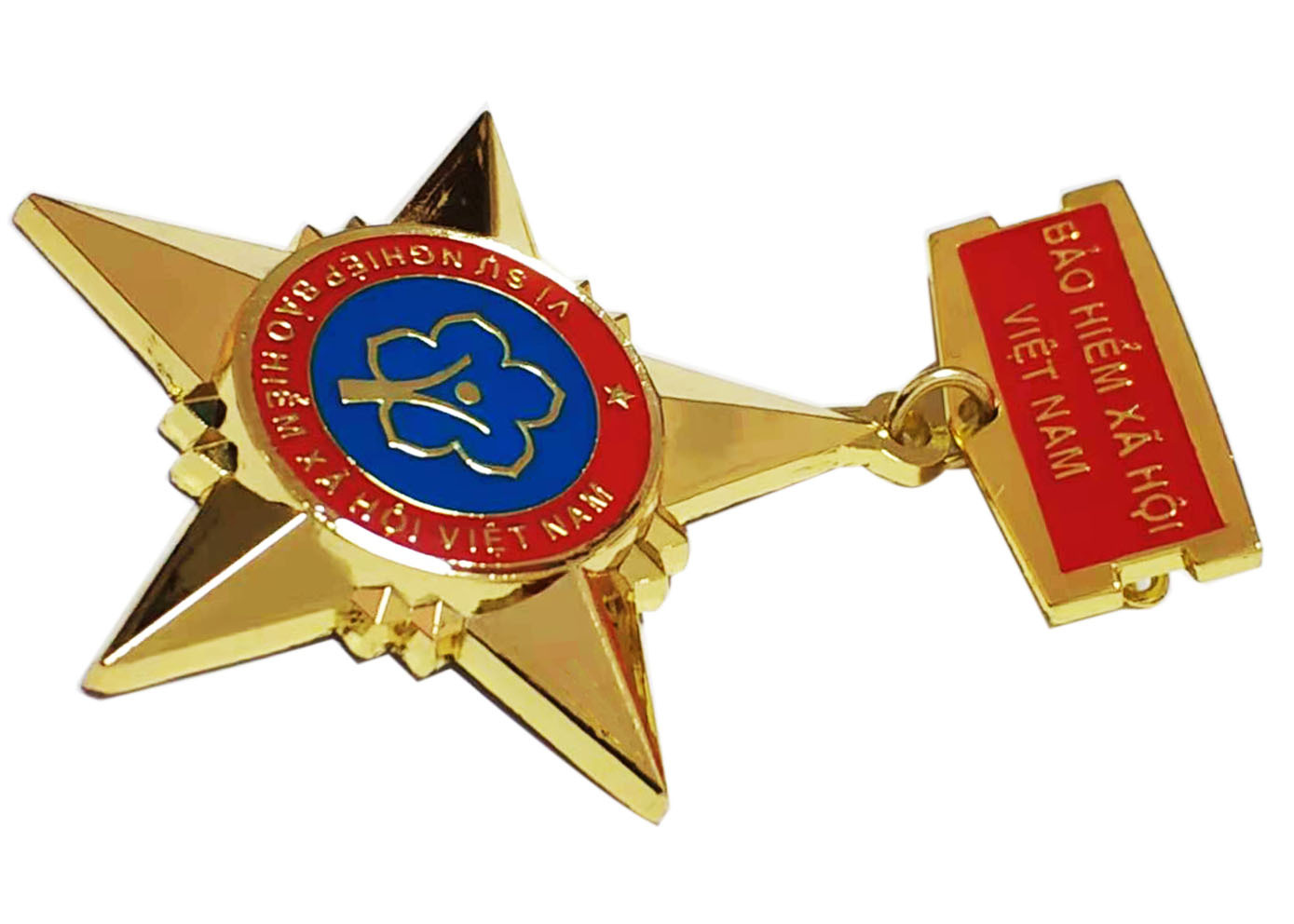 越南五角星 军徽 上下片五角星吊饰 八一五角星奖章五角荣誉奖章