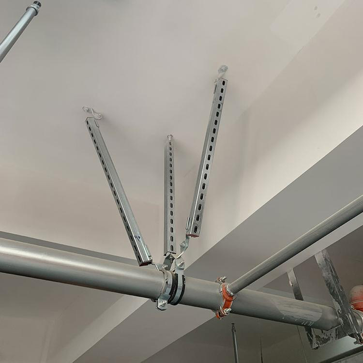 消防减震支架暖通电气吊顶支吊架建筑减震支架现货供应