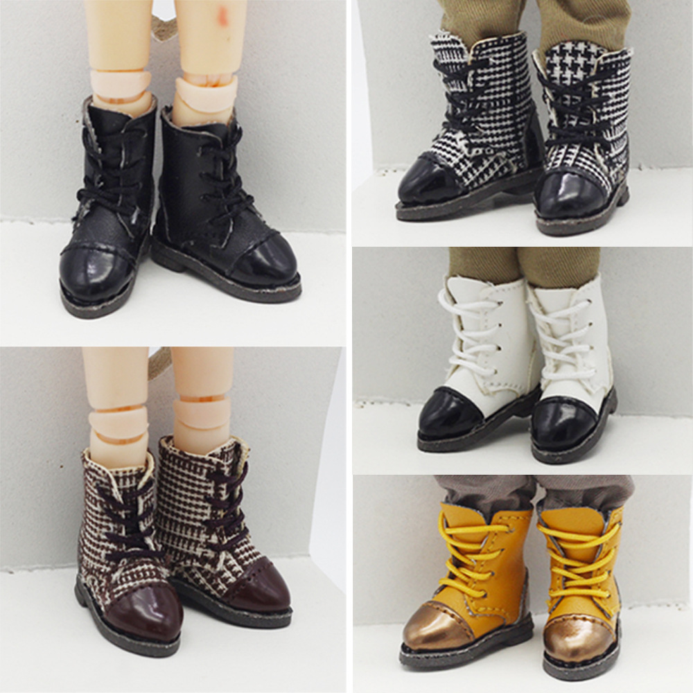 ob11鞋obitsu11鞋子美结猪娃娃鞋子12分bjd新款gsc素体娃娃尖头靴