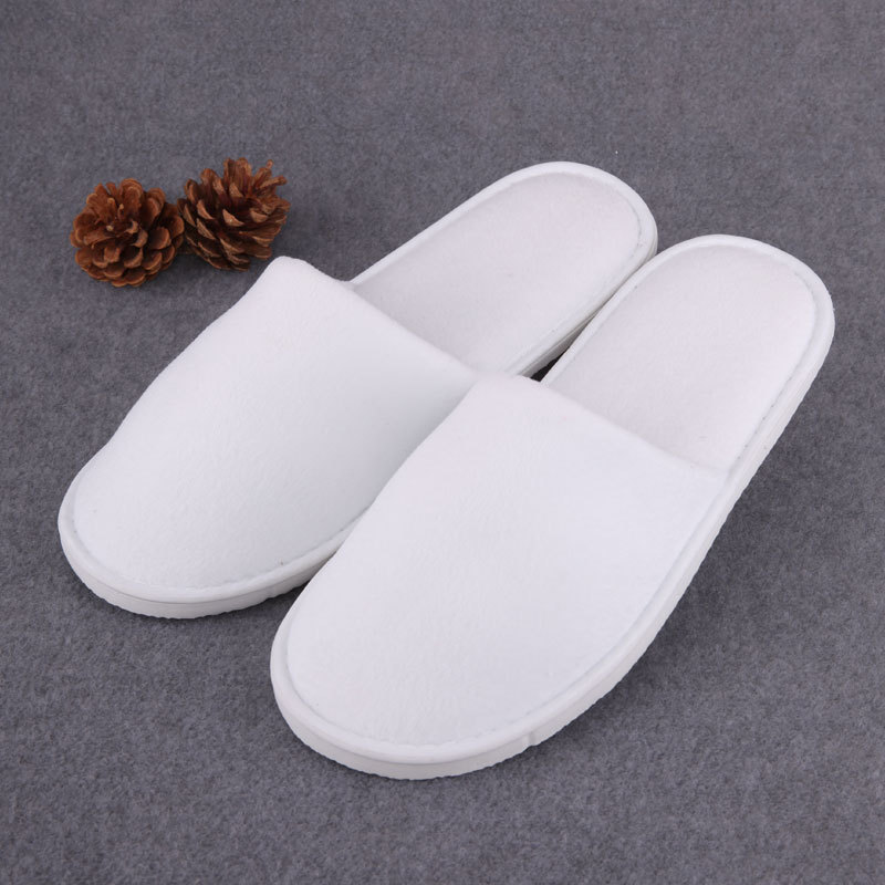 Star Hotel Disposable Slippers B & B Hotel Special Thickened Household Non-Slip Half Pack Logo Wholesale