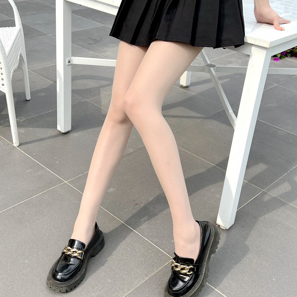 Huamuyan H123 Fourth Generation Thin Stockings Sexy Silky Toe Transparent 165-185cm Lengthened Front-Line Crotch