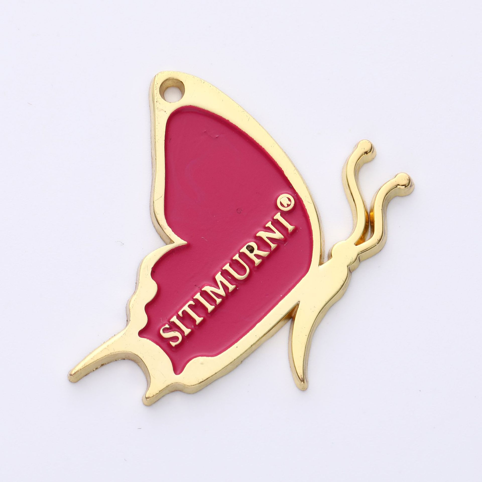 Hot Selling Clothing Metal Punch Metal Badge Die Casting Metal Stitching Hat Special-Shaped Metal Logo Point Paint Sign