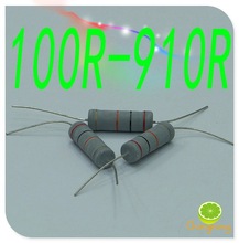 5W  100R-910R 金属氧化膜电阻 5% 音响发烧电阻 胆机电阻