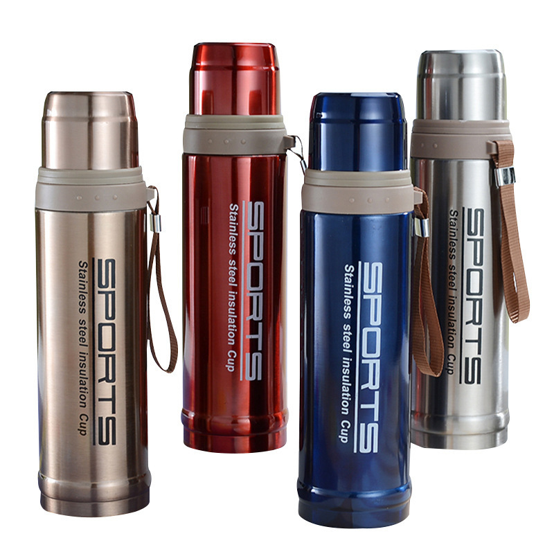 750ml Iron Armor Bullet Thermos Mug Outdoor Men's and Women's Vacuum Portable Business Advertising Gift Cup Can Be Customized Logo