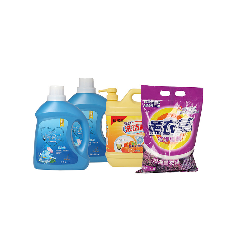 Stall Four-Piece Set Stall Super Soda Lavender Laundry Detergent Wholesale Factory Washing Powder Detergent Large Basin