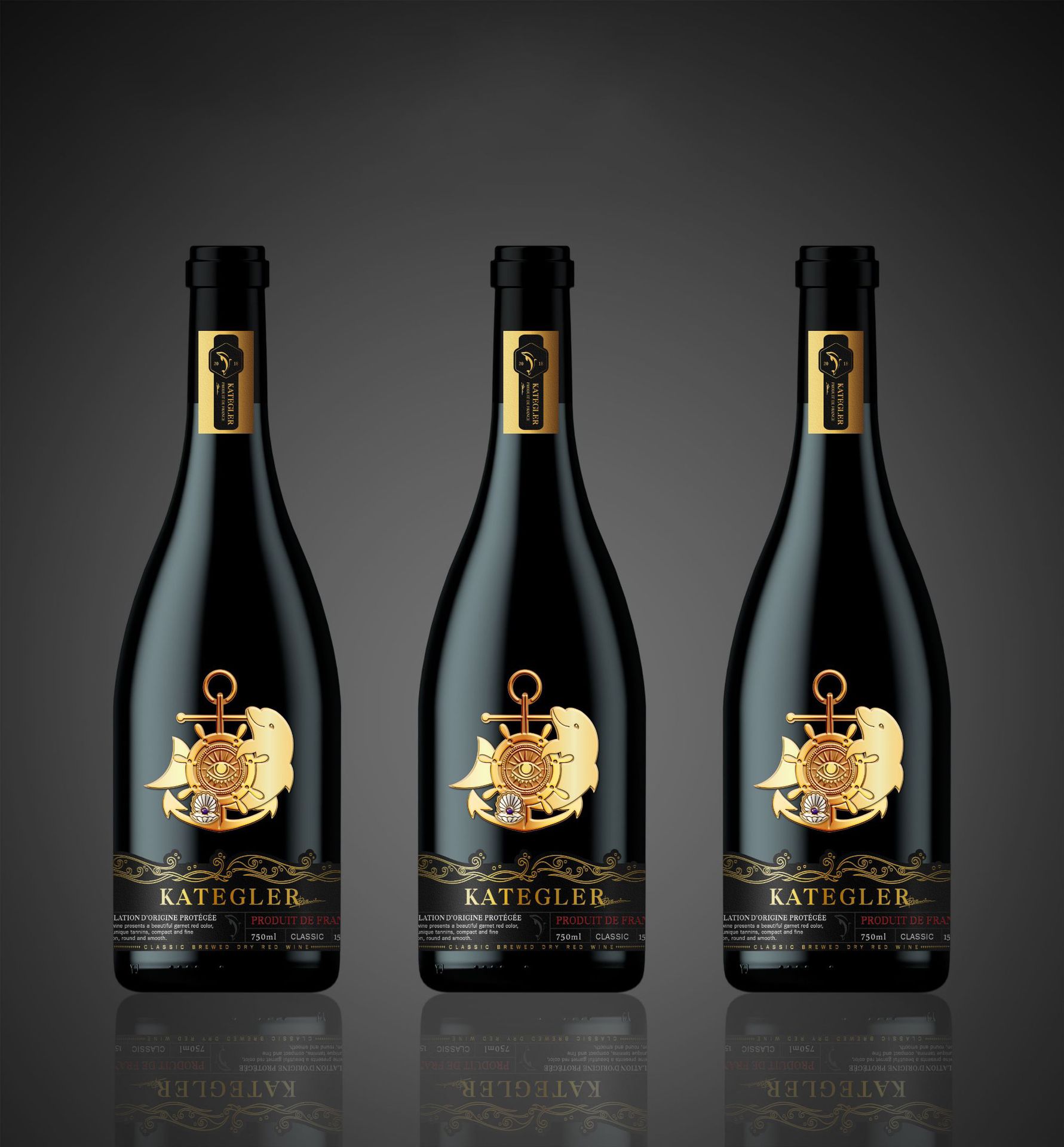 16度酒水法国干红金属标红酒勃艮第瓶红葡萄酒直播带货一件代发