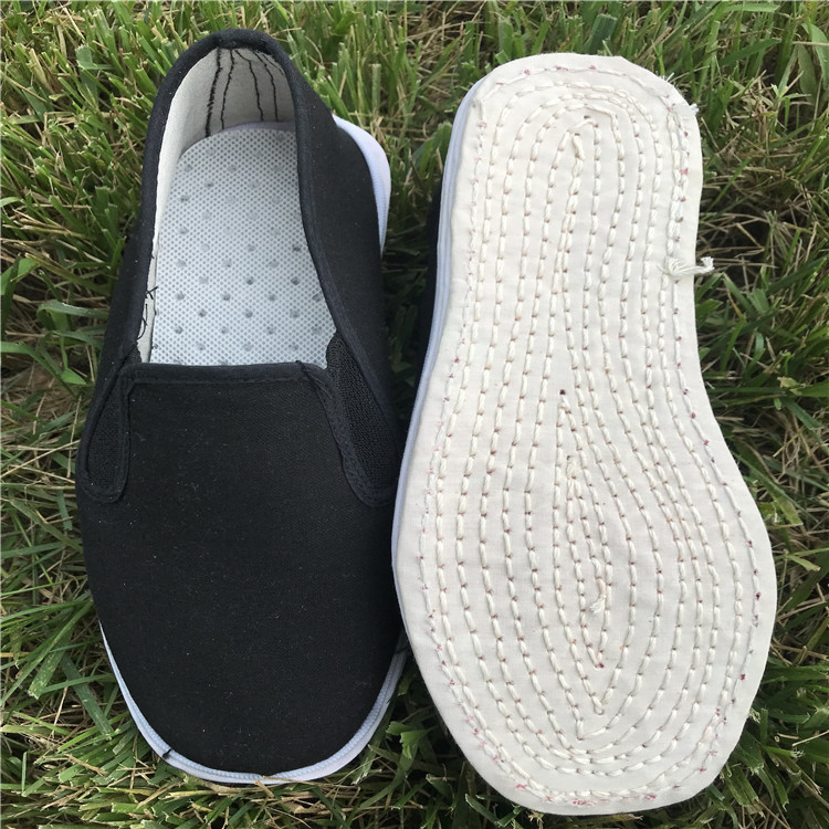 厂家直供批发 千层底布鞋 棉里舒适布鞋子 手工上线纯布底布鞋子