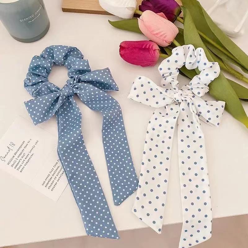 蝴蝶结发带发圈女绑发头绳发饰头饰发绳皮筋女扎头大肠圈抖音货源