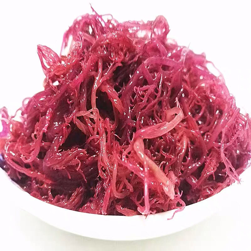 5斤包邮新鲜盐渍紫藻水晶藻紫晶藻菜红藻凤尾藻龙须菜红海草