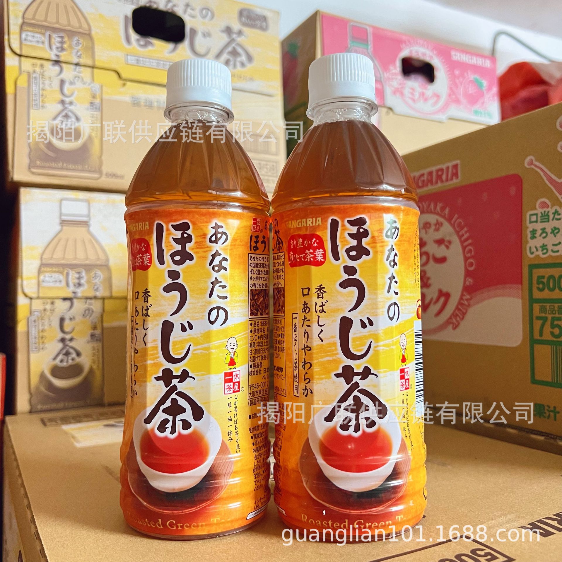 批发 日本进口sangaria三佳利一休茶屋大麦茶饮料夏日饮品500ml
