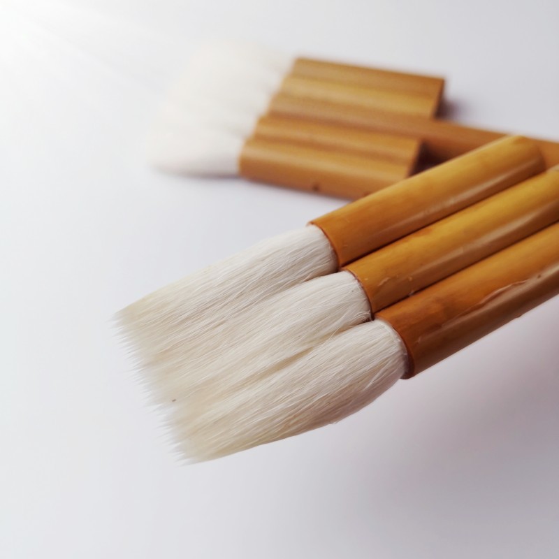 羊毛刷水彩排笔国画笔刷 连笔板刷 排刷背景刷底纹刷美术画材