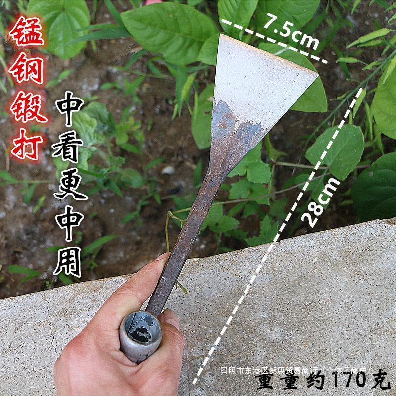 挖野菜小铲子种花工具园艺种菜移苗户外铲地除草锰钢加厚园林铲子