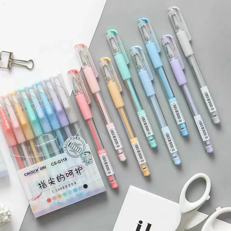 Timeout G118 Color Gel Pen 0.5 Full Needle Tube Students Use Notes to Draw Key Points Hand Account Color Marking Pen