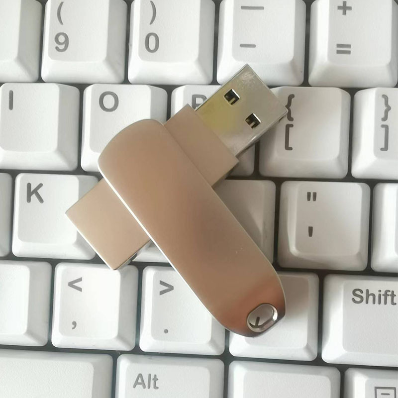 u盘32g高速usb3.0移动优盘激光刻字logo 金属旋转车载学生办公u盘