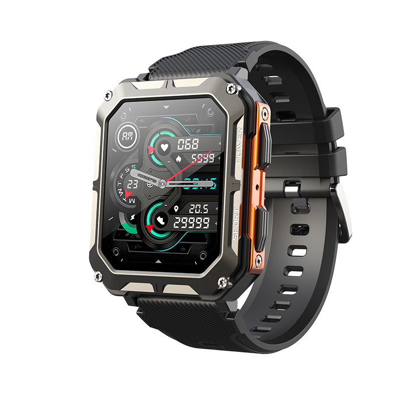 新款C20pro蓝牙通话智能手表户外三防运动防水计步多运动智能手表