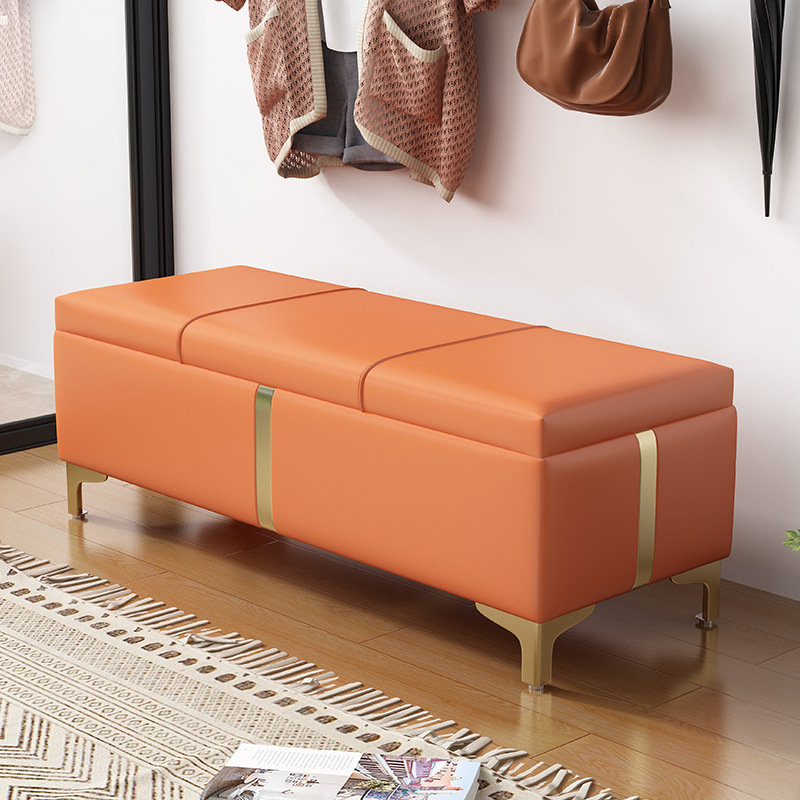 Shoe Changing Stool Modern Simple Sofa Stool Storage Storage Stool Bed End Stool Door Shop Try on Shoe Changing Stool Wholesale