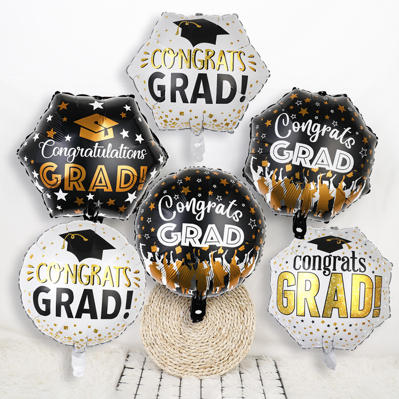 Cross-Border Amazon Graduation Balloon Set Graduation Certificate School Graduation Ceremony Graduation Season Party Decoration