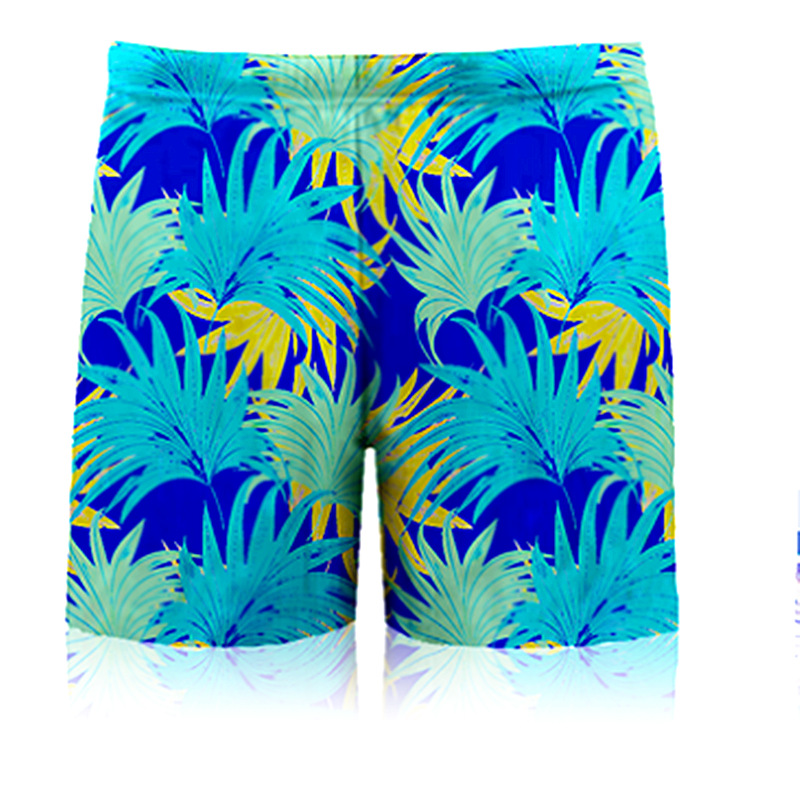 Factory Direct Sales plus-Sized plus-Sized Beach Swim Trunks Adult Men's Lengthened Hot Spring plus Size Swimming Trunks 140.00 Kg-175.00 kg