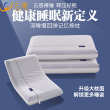 某朵同款酒店记忆枕慢回弹护颈枕芯深度睡眠零压力记忆棉枕头