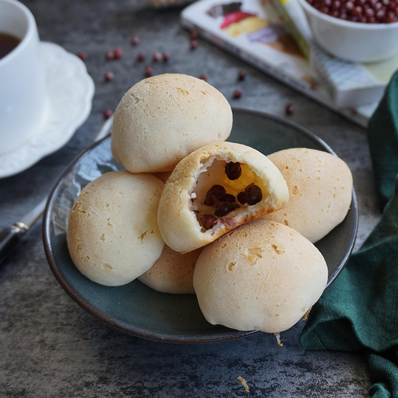 qq麻薯面包预拌粉 原味麻薯预拌粉商用 家用麻薯粉1kg袋装