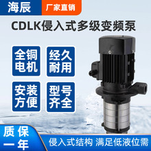 原厂直销侵入式多级变频泵CDLK3-5-0.55KW机床冷却不锈钢液下离心