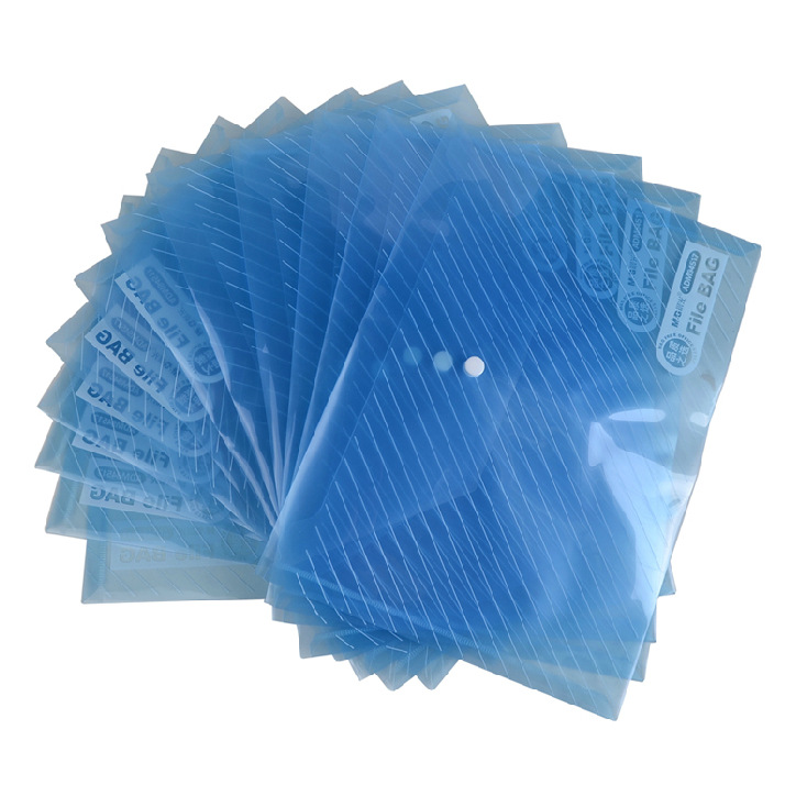 晨光adm94517纽扣袋斜纹a4公文资料袋试卷收纳袋办按扣文件袋