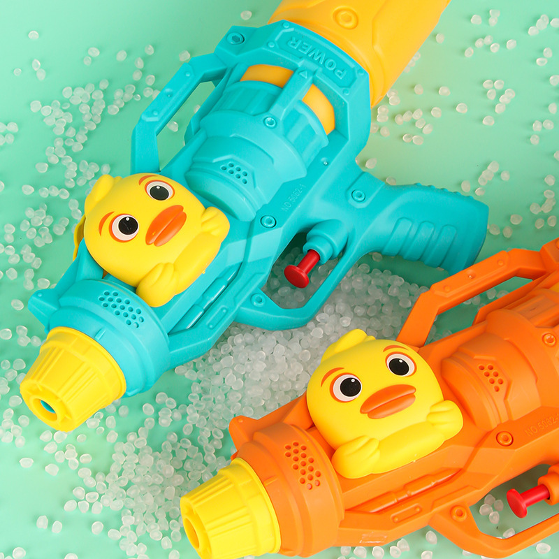 Children's Summer Beach Water Gun Large Small Yellow Duck Dinosaur Water Gun Boys and Girls Toys Night Market Stall Supply