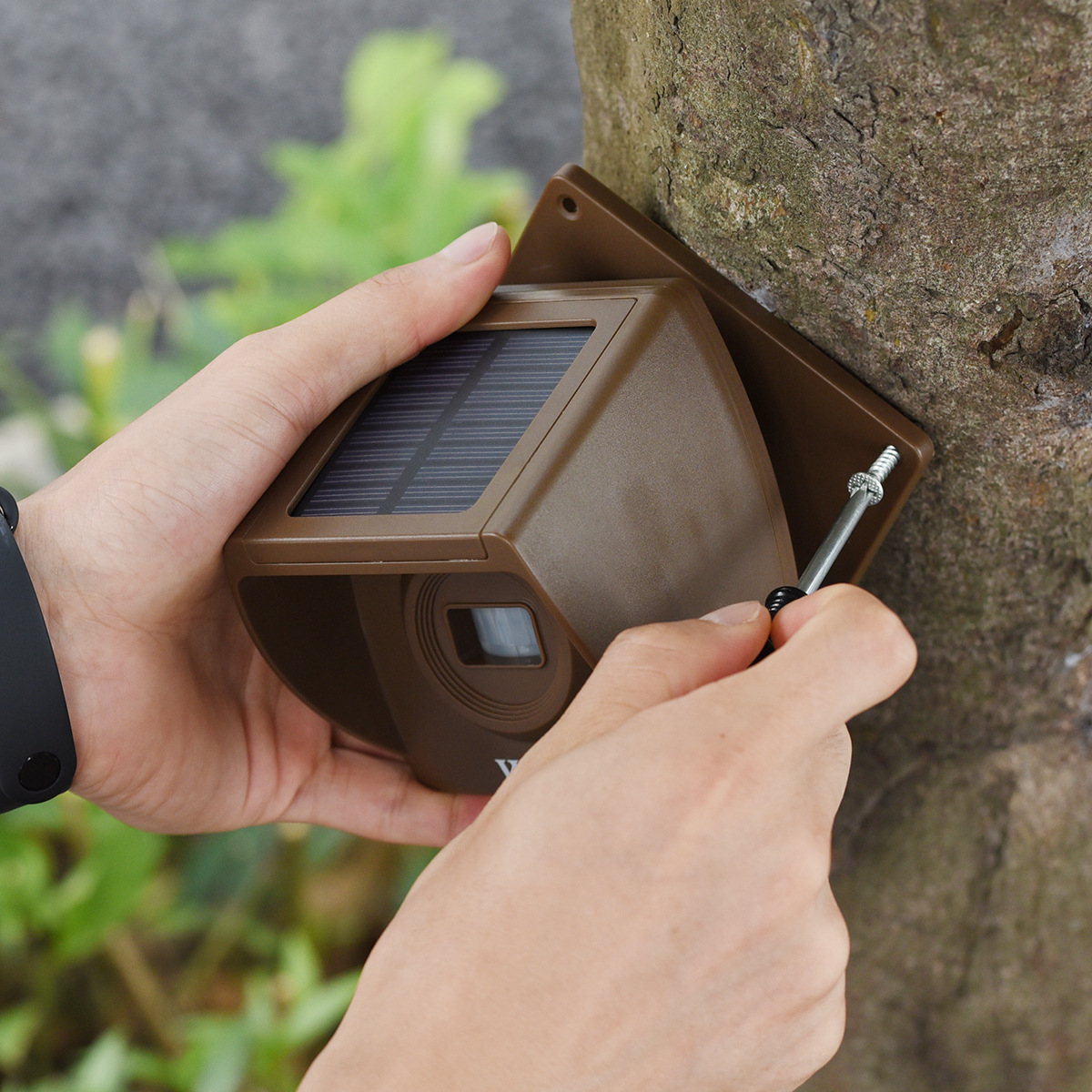 户外红外线报警器养殖场鱼塘果园防盗人体汽车感应无线室外警报器