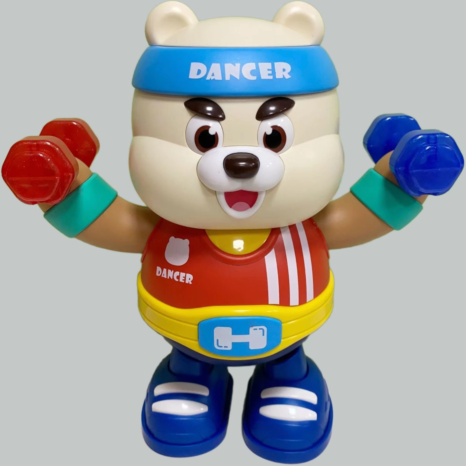 网红电动跳舞龙宝宝带音乐灯光健身熊宝宝儿童男女孩送礼玩具批发