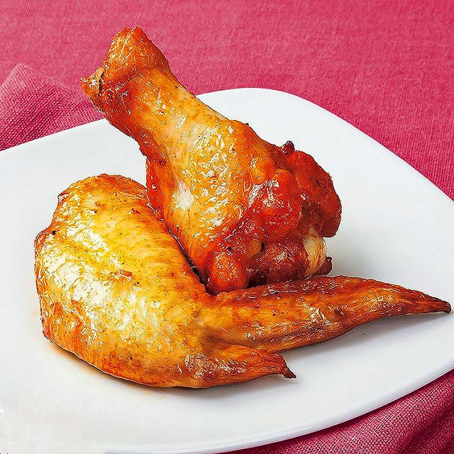 圣农12对精制烤对翅奥尔良烤翅精制烤鸡翅商用对翅全熟对翅1kg/包