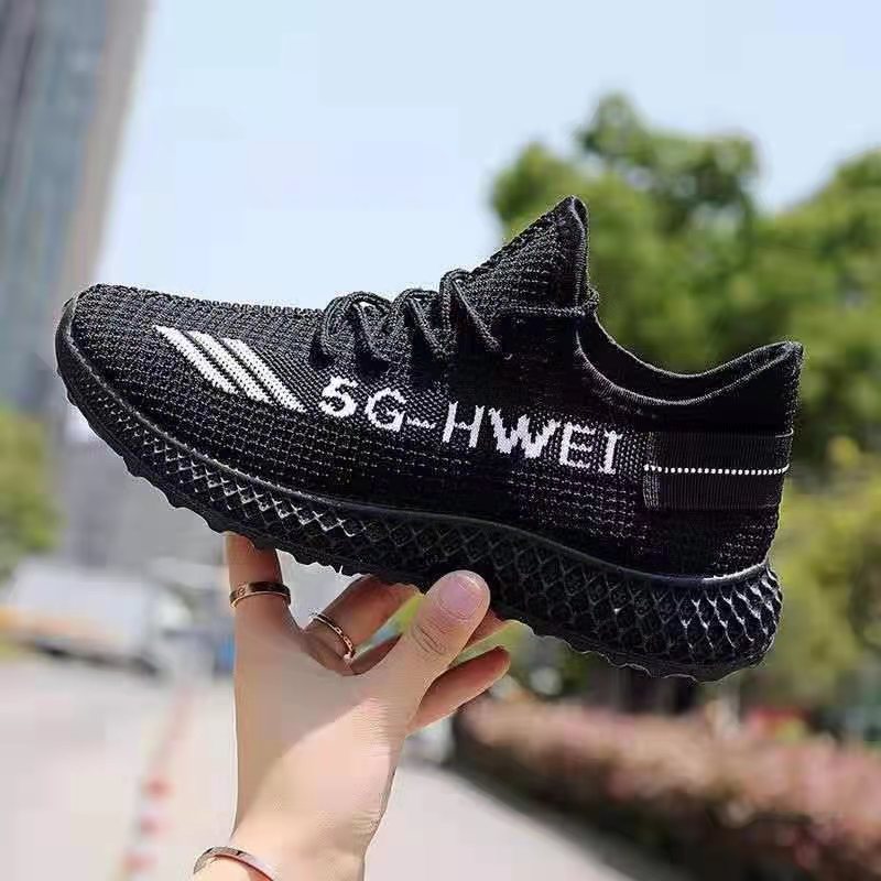 Women's Shoes 2023 New Single Layer Shoes Sports Style Casual Shoes Flying Woven Women's Casual Shoes Korean Style Women's Shoes Wholesale