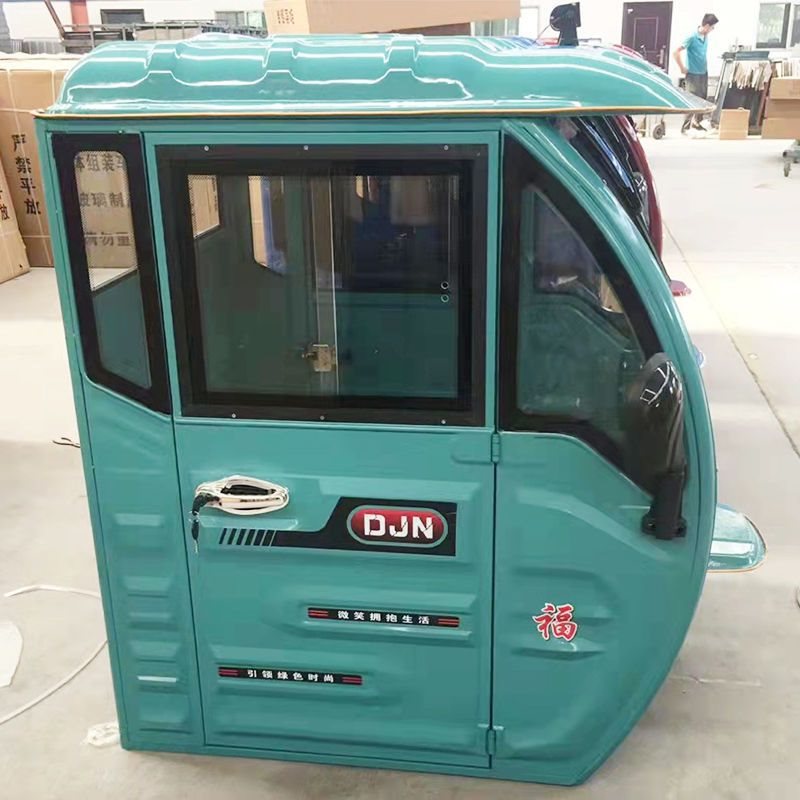 车棚雨篷封闭铁皮电动三轮车雨棚蓬三轮车车金彭宗申厚改装车棚